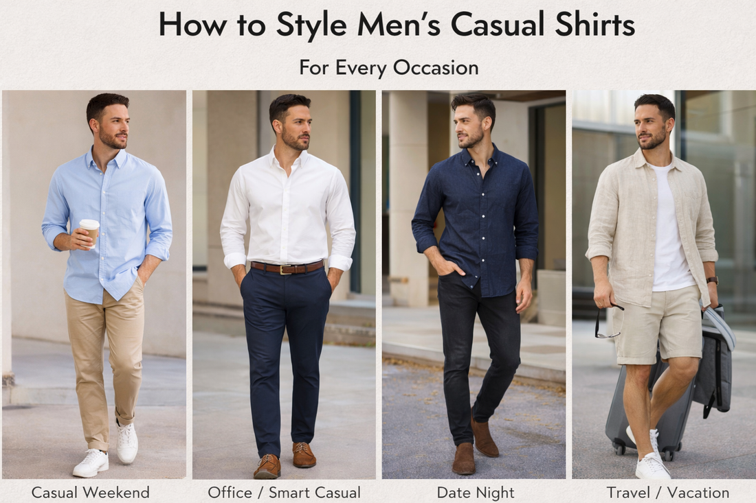 How to Style Men’s Casual Shirts for Every Occasion