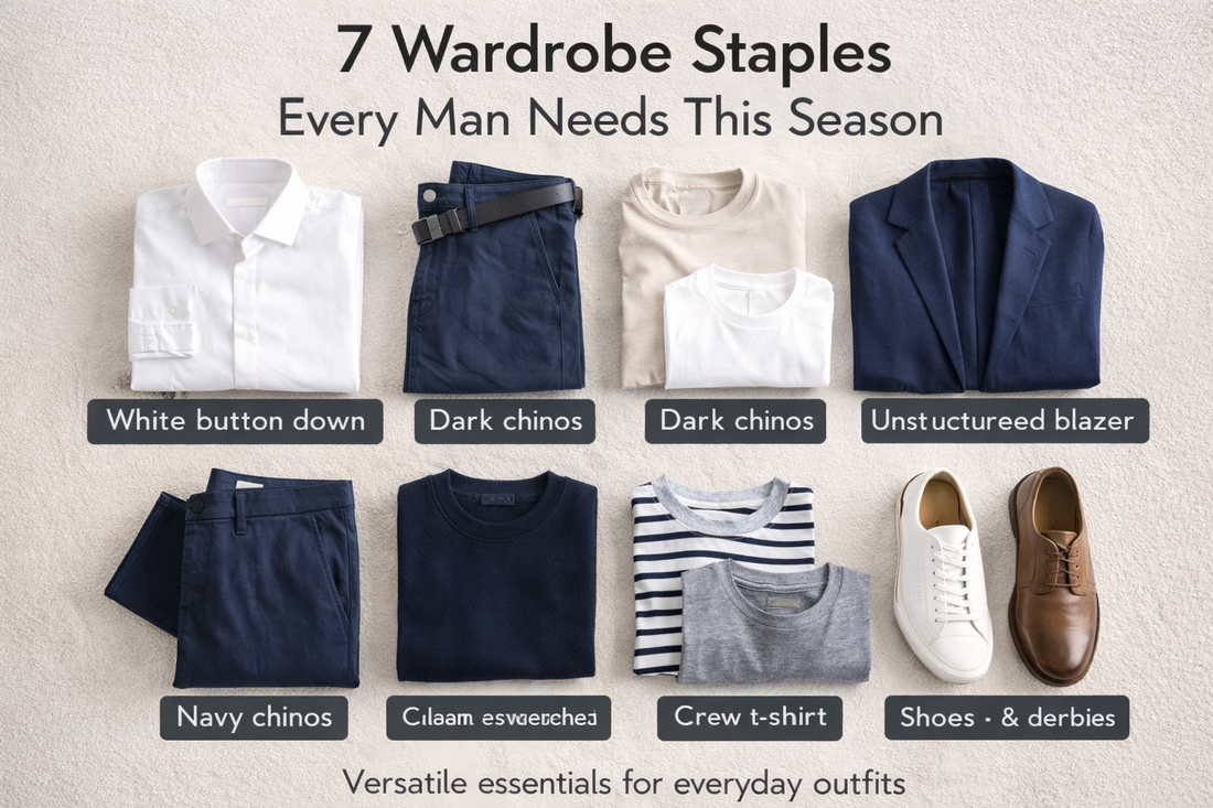 7 Wardrobe Staples Every Man Needs This Season