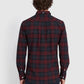 Snapry Men’s Checked Casual Shirt – Maroon & Navy