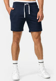 Snapry Men’s Navy Blue Cotton Shorts – Slim Fit Casual & Sports Shorts