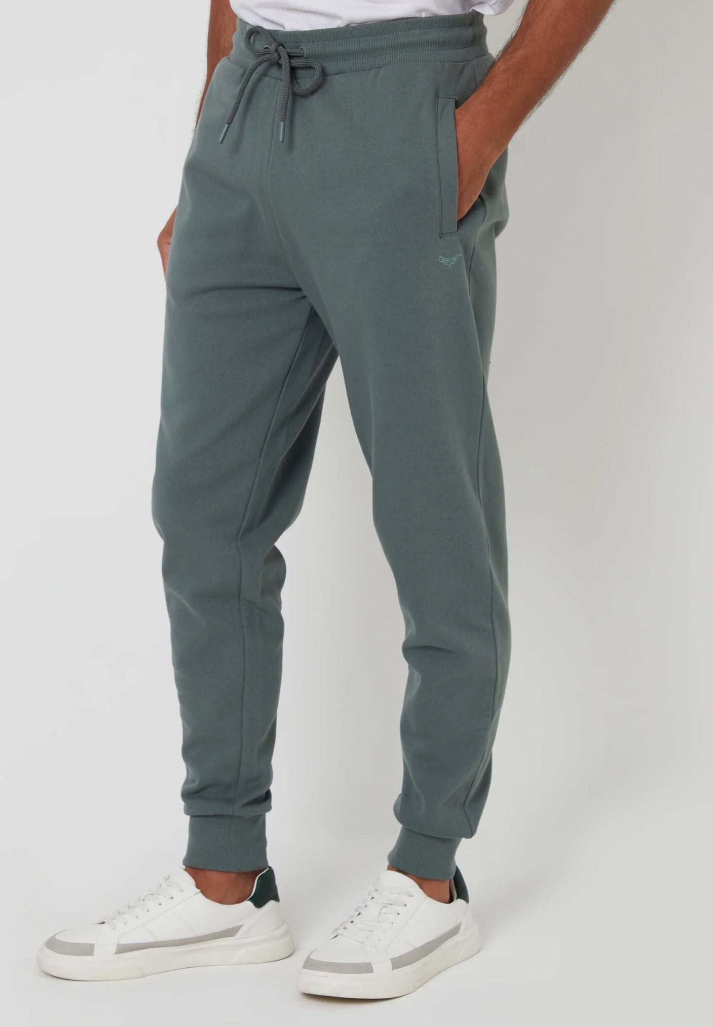 Charcoal Grey Track Pants – Slim Fit Joggers with Drawstring Waist