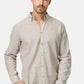 Snapry Men’s Textured Casual Shirt – Light Beige
