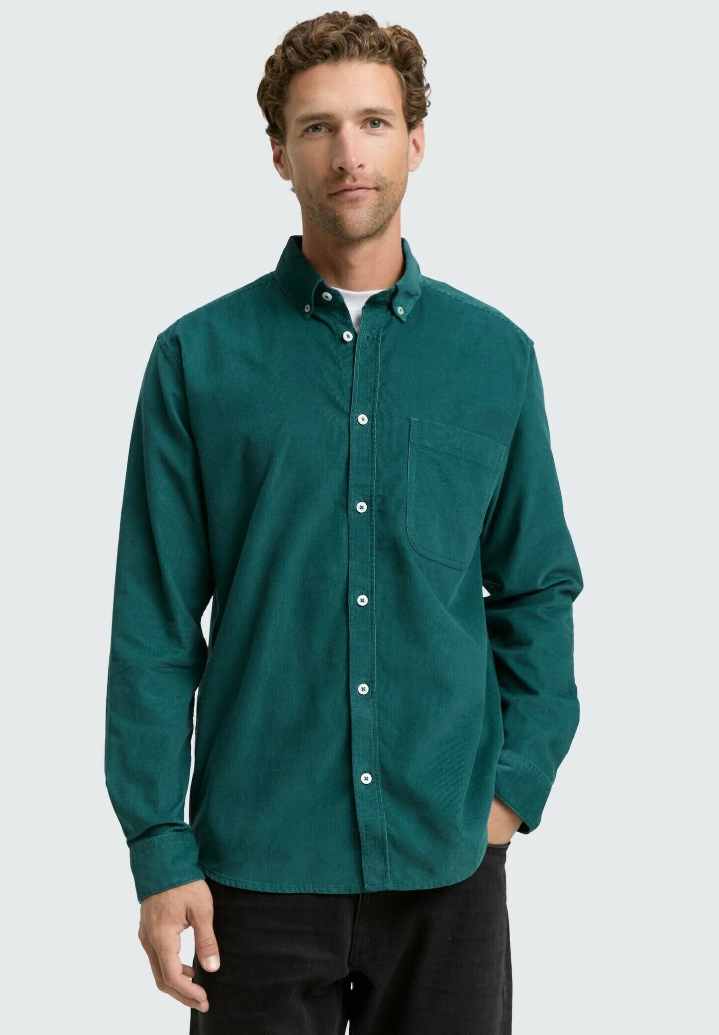 Snapry Men’s Premium Casual Shirt – Teal Green