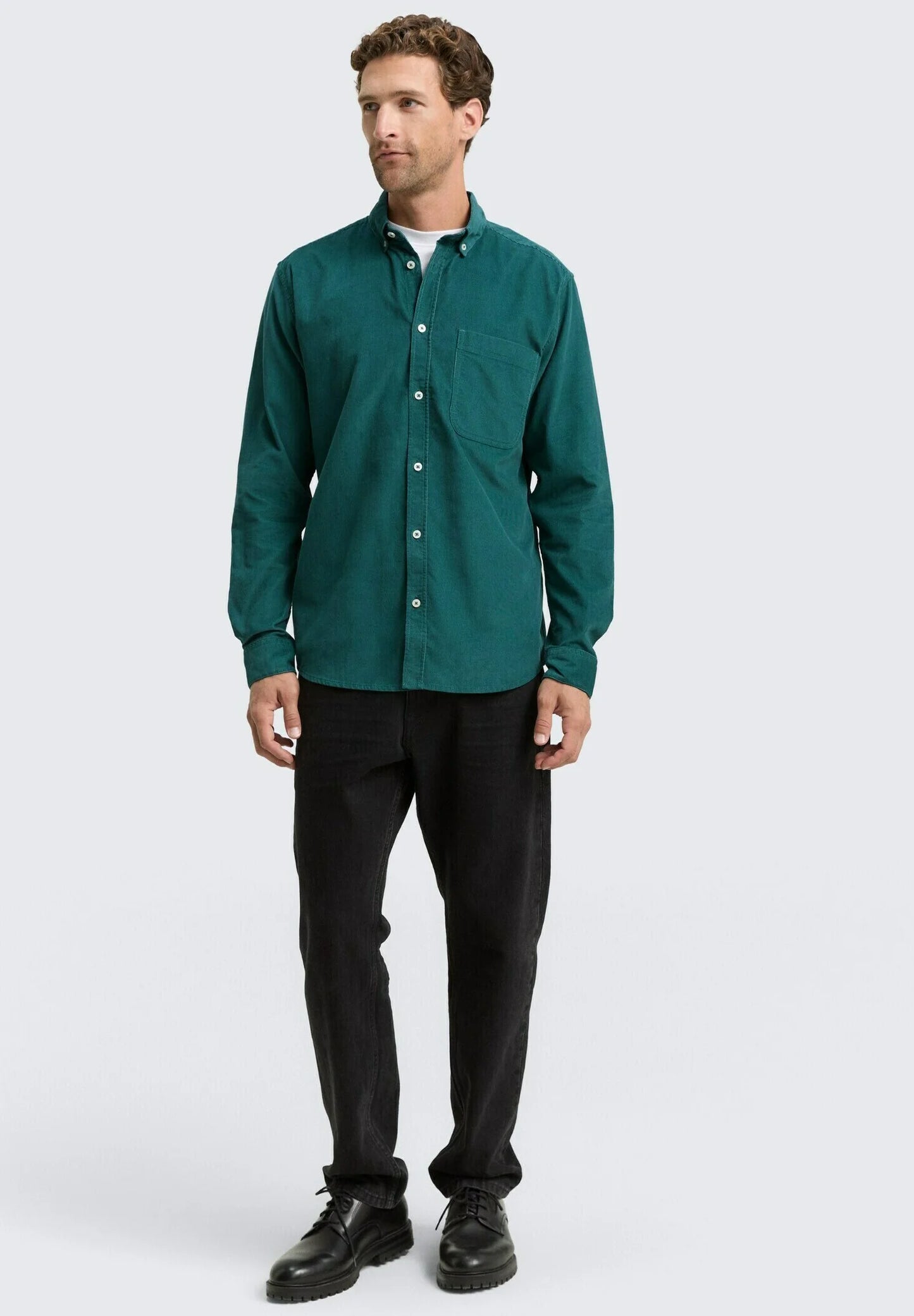 Snapry Men’s Premium Casual Shirt – Teal Green