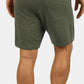 Men’s Olive Green Cotton Shorts – Slim Fit Casual & Lounge Shorts