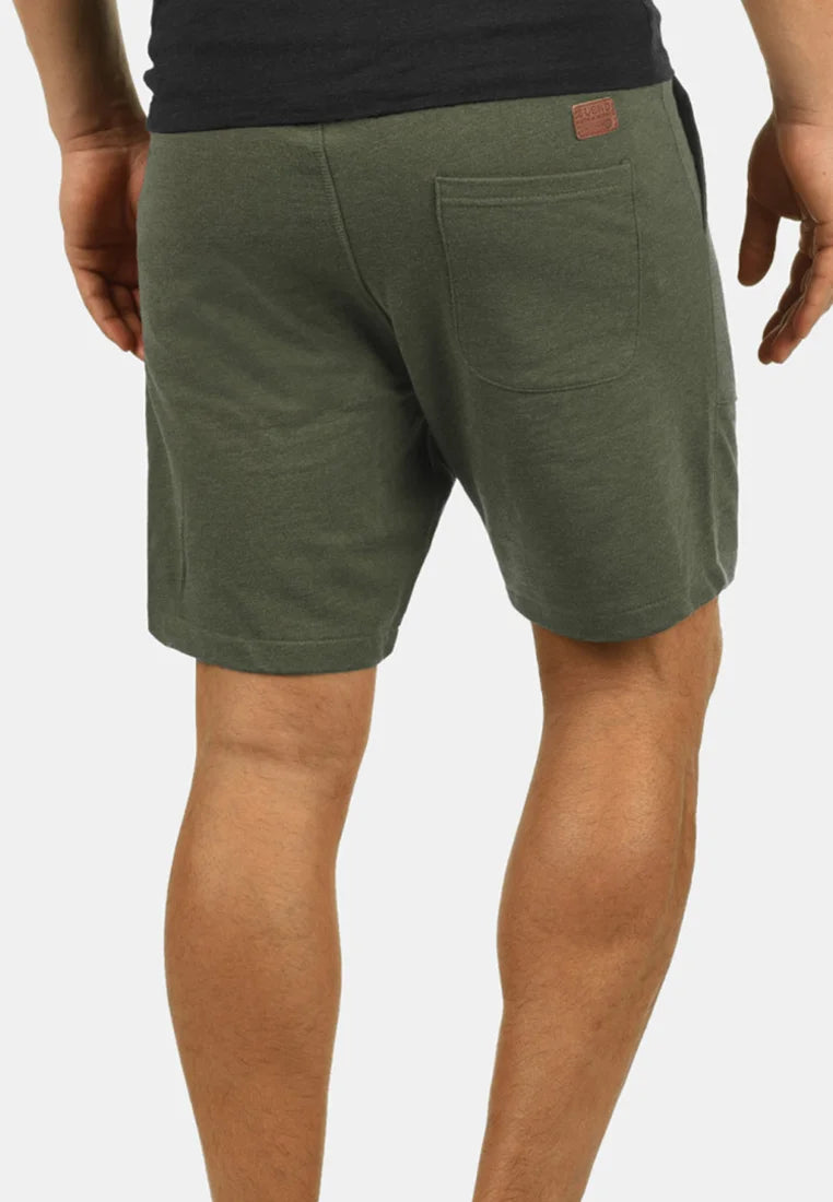 Men’s Olive Green Cotton Shorts – Slim Fit Casual & Lounge Shorts